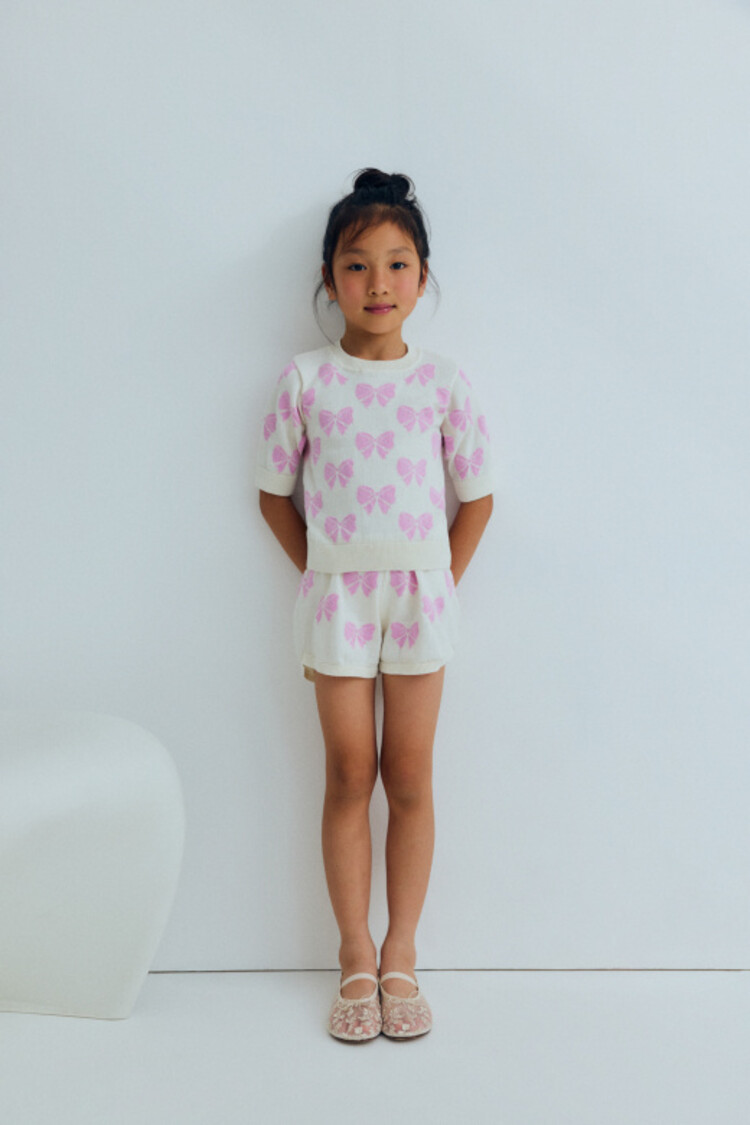 The New Society Pinpilin Jumper - Pink Lavander Bow