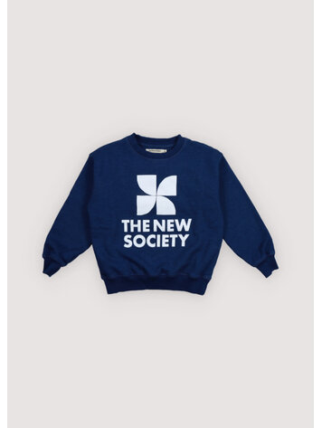 The New Society TNS Logo Sweatshirt - Indigo Denim