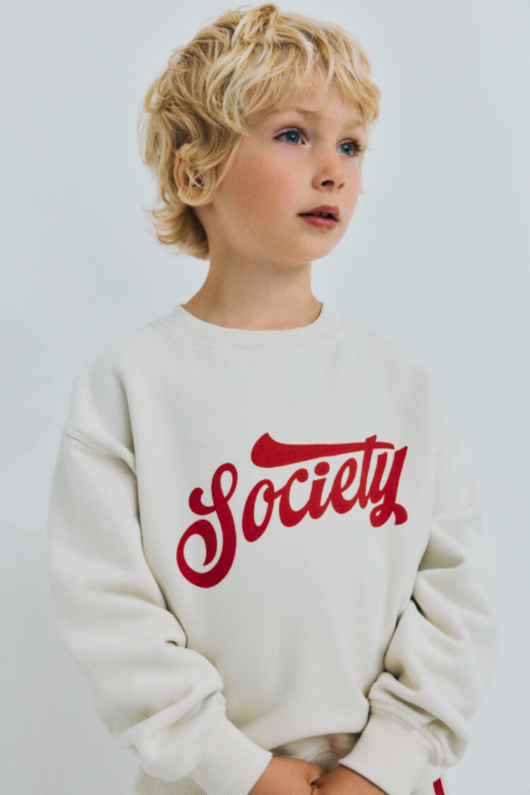 The New Society Tilo Sweatshirt - Ecru
