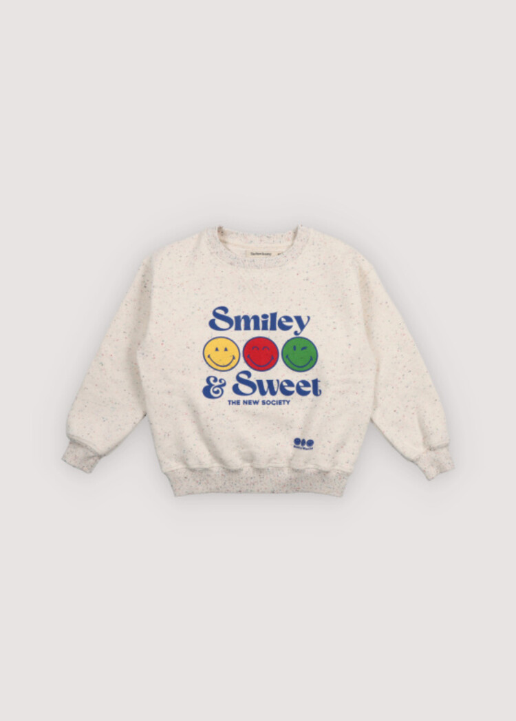The New Society Smiley Sweatshirt- Smiley Multicolor