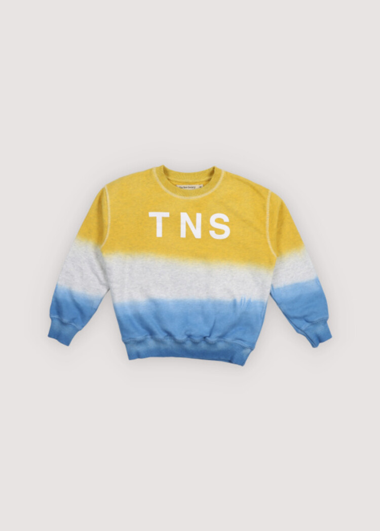 The New Society Tie Dye Sweatshirt - Mimosa Yellow