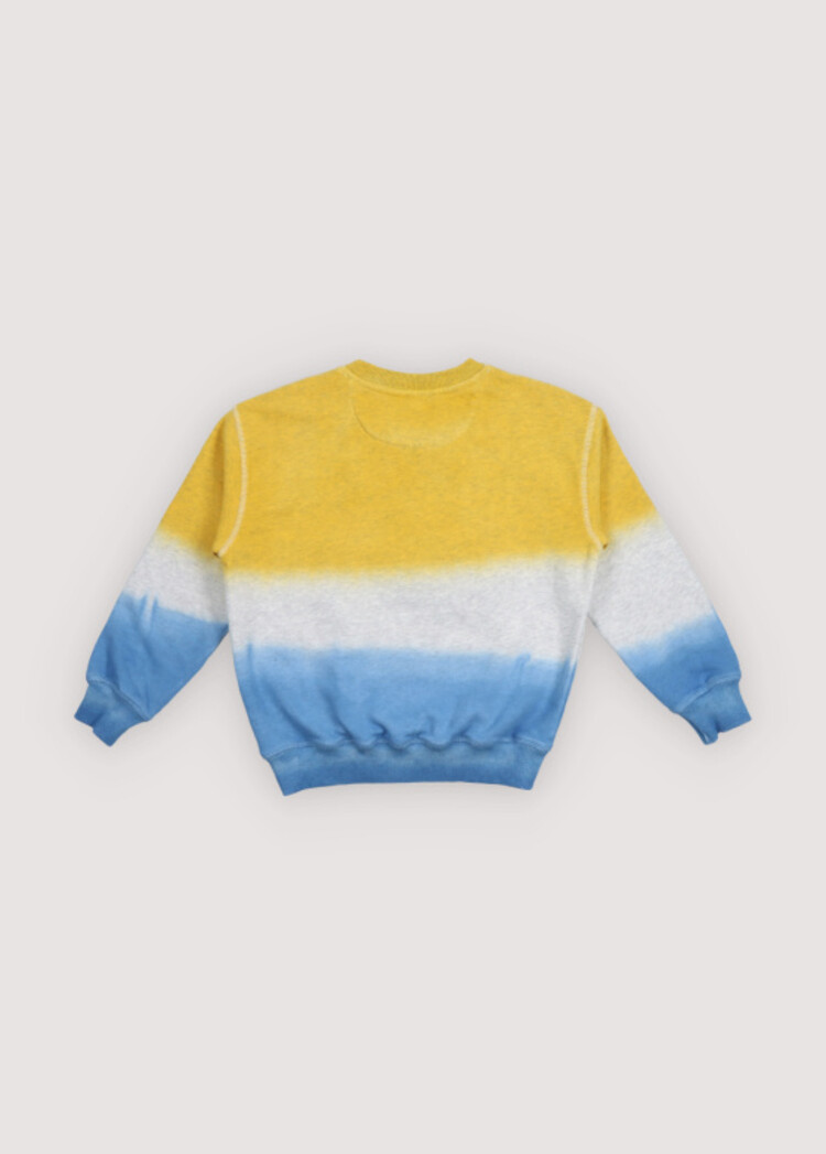 The New Society Tie Dye Sweatshirt - Mimosa Yellow