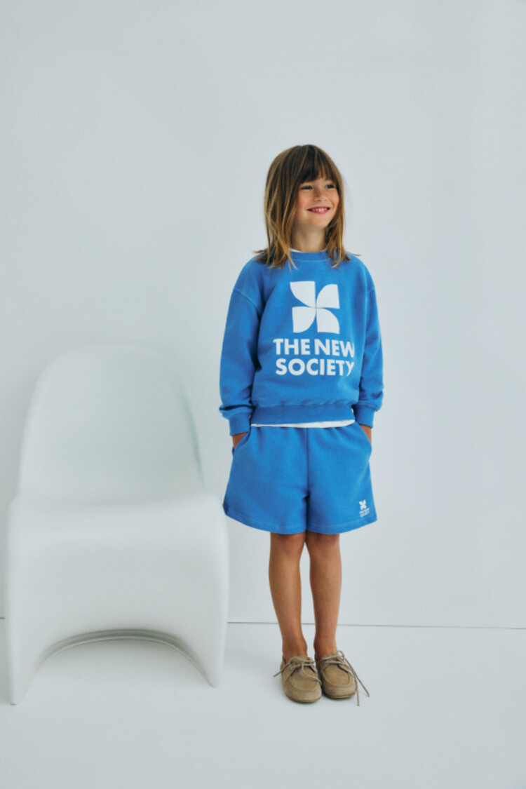 The New Society TNS Logo Sweatshirt - Iris Whisper