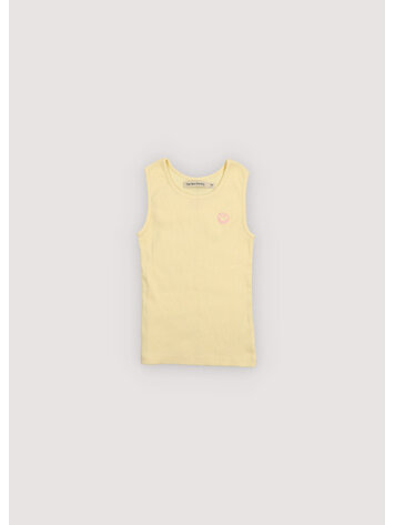 The New Society Smiley Tee - Soft Lemon