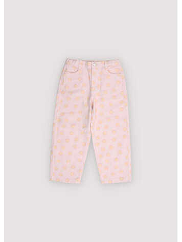 The New Society Smiley Denim Pant - Smiley Print