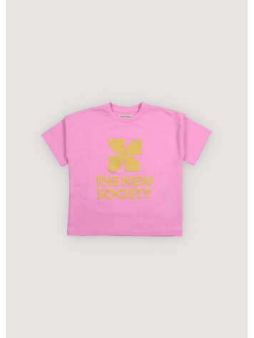 The New Society TNS Logo T-Shirt - Pink Lavander