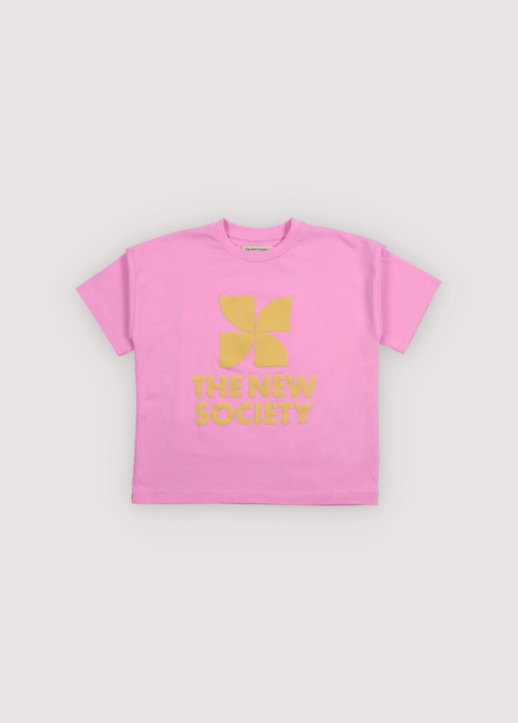 The New Society TNS Logo T-Shirt - Pink Lavander