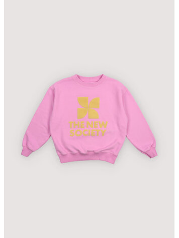The New Society TNS Logo Sweatshirt - Pink Lavander