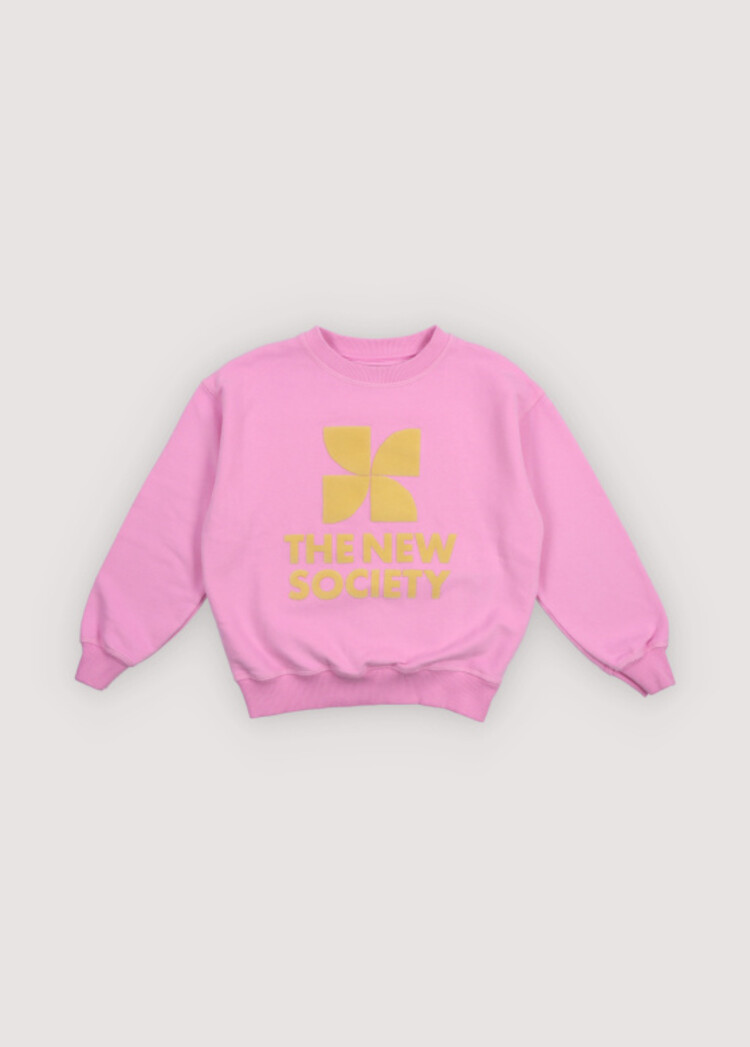 The New Society TNS Logo Sweatshirt - Pink Lavander