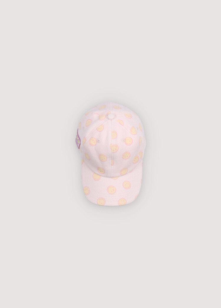 The New Society Smiley Denim Cap - Smiley Print