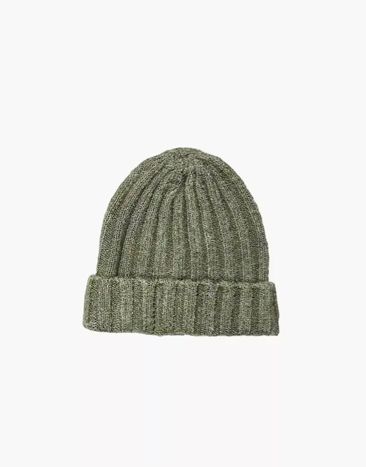 Minikane Barry Green Knit Bonnet