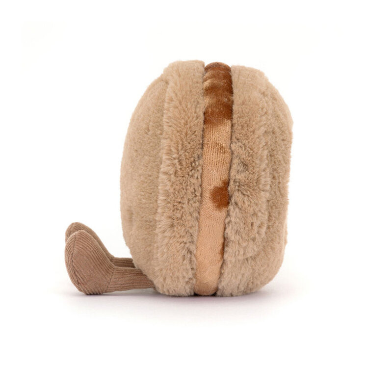 Jellycat Amuseables Mona Macaron (Chocolate)