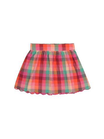 Jenest Sara Skirt - Fuchsia Multi Check