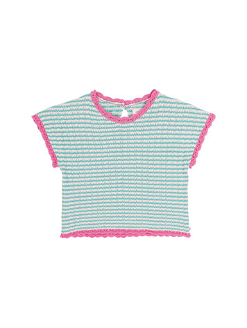 Jenest Lola Top - Fresh Green Blossom Pink