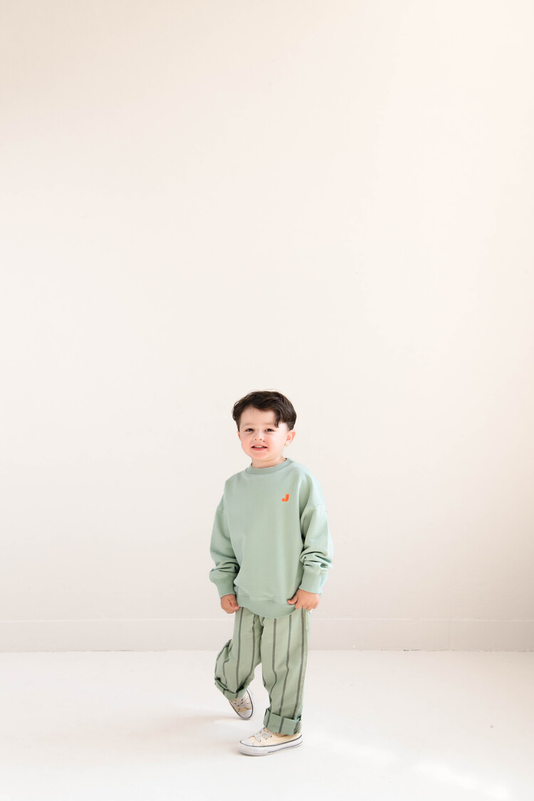 Jenest Happy Bird Sweater - Sage Green