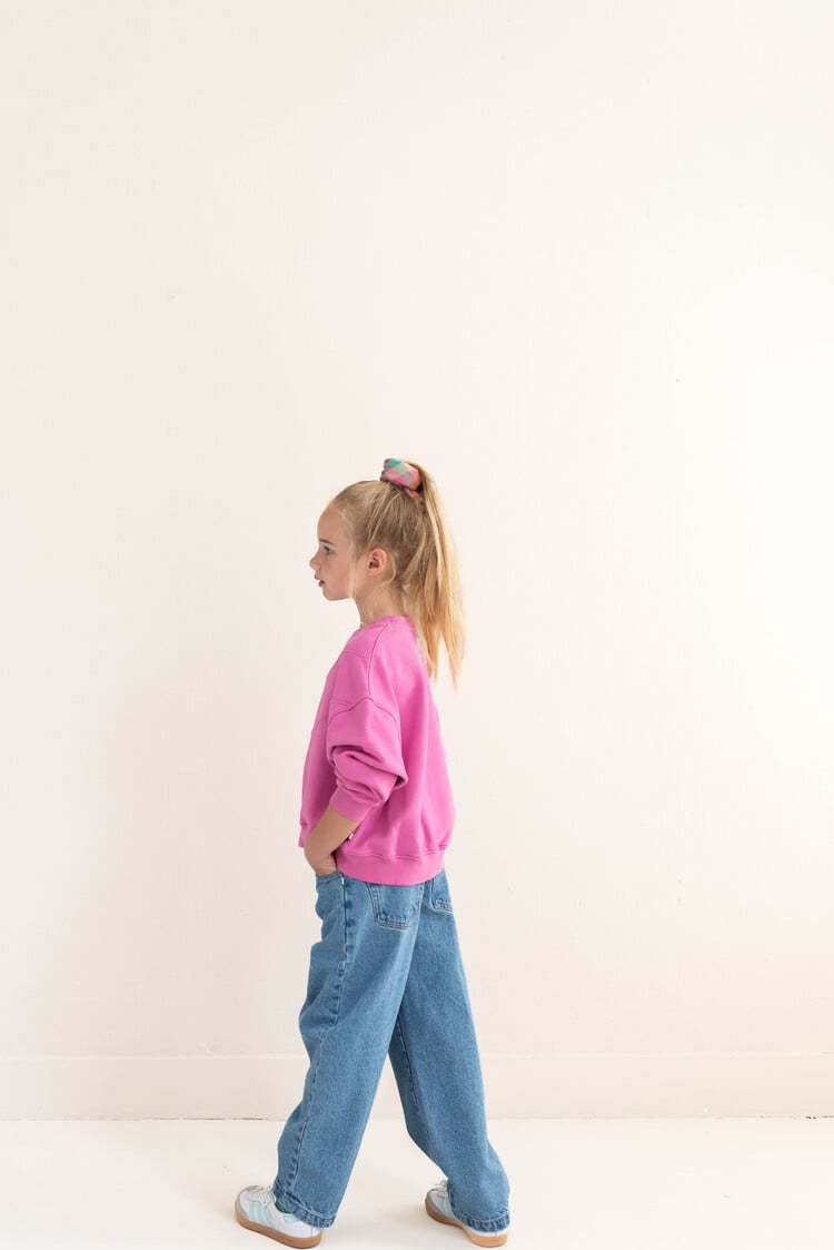 Jenest Balloon Denim Pants- Medium Wash