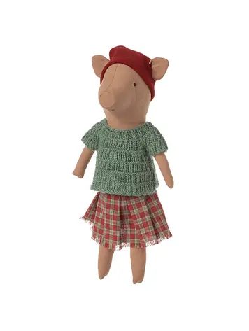 Maileg Christmas Pig, Medium - Girl