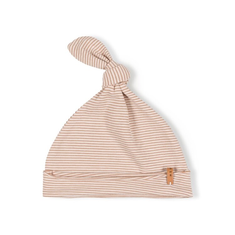 Nixnut Newbie Hat - Biscuit Stripe