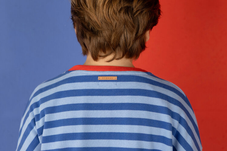 Nixnut Rel Sweater - Azul Stripe