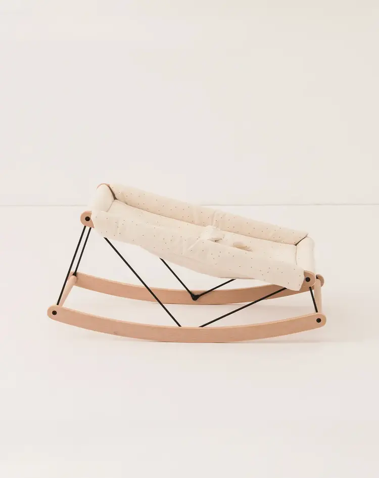 Nobodinoz Kit Growing Green Bouncer - Honey Sweet Dots/Natural