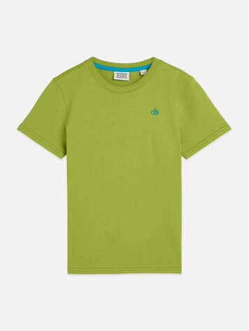Scotch & Soda Seasonal Core Chest T-shirt - Spinach Green