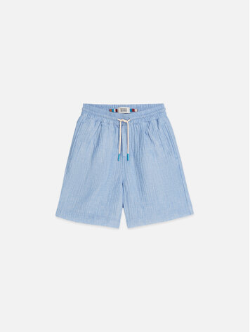 Scotch & Soda Pull-on Shorts - Chambray Blue