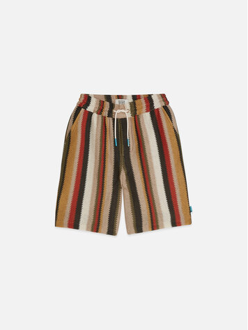 Scotch & Soda Striped Shorts - Multi Color Stripe