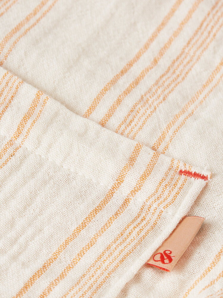 Scotch & Soda Placed SS Shirt - Eggnog Stripe