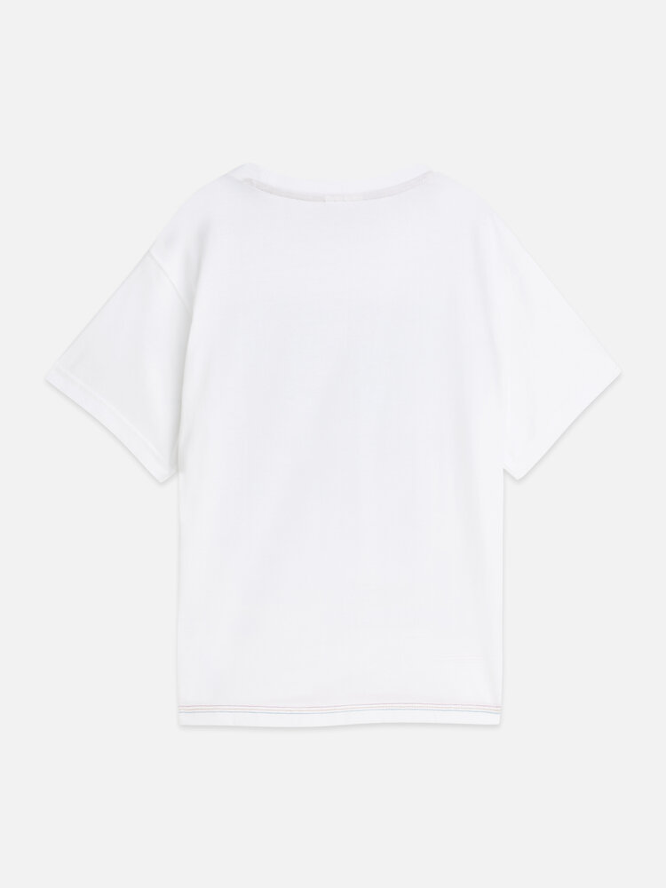 Scotch & Soda Front Artwork T-shirt - Bright White