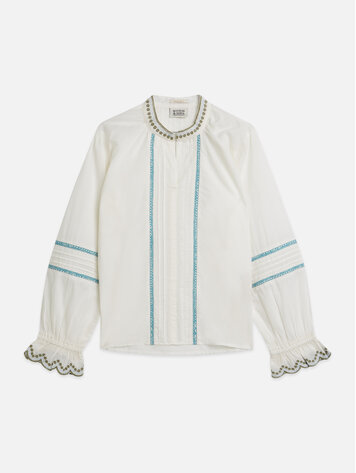 Scotch & Soda Cuff Longsleeve Shirt - Eggnog