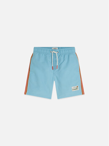 Scotch & Soda Magic Midlength Swim Shorts - Suns Milky Blue