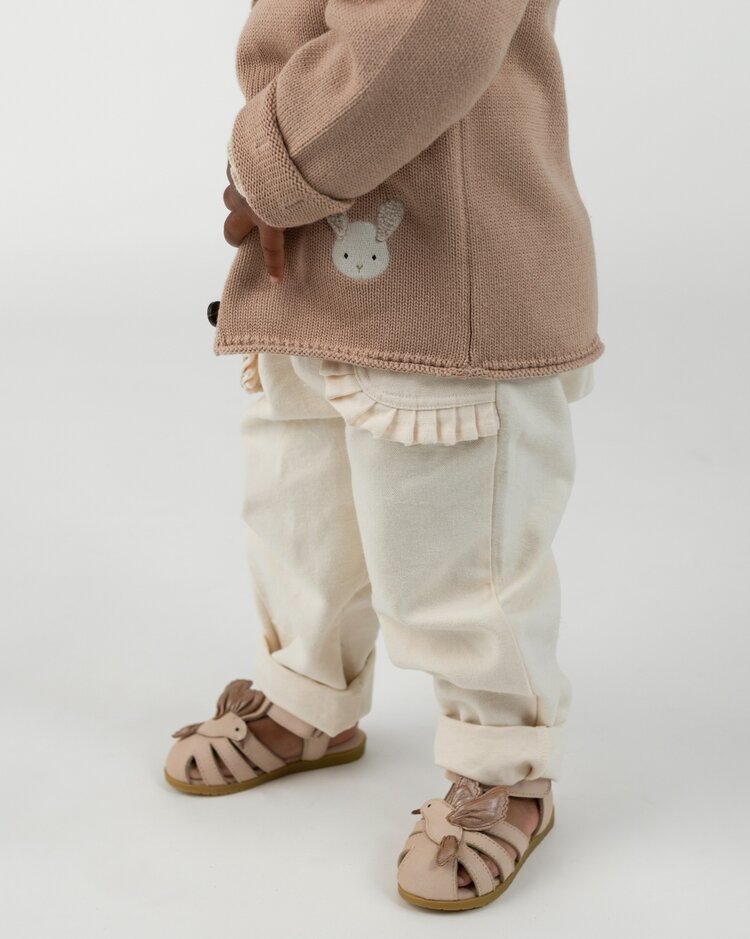 Donsje Amsterdam Danta Cardigan Fluffy Bunny - Rose Mocha