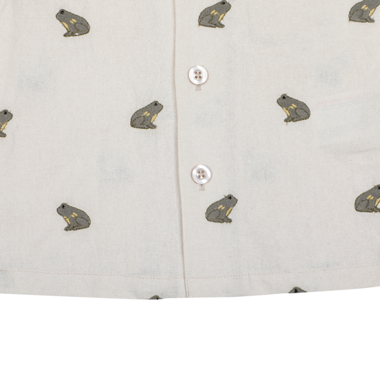 Donsje Amsterdam Decci Shirt Frogs - Warm White