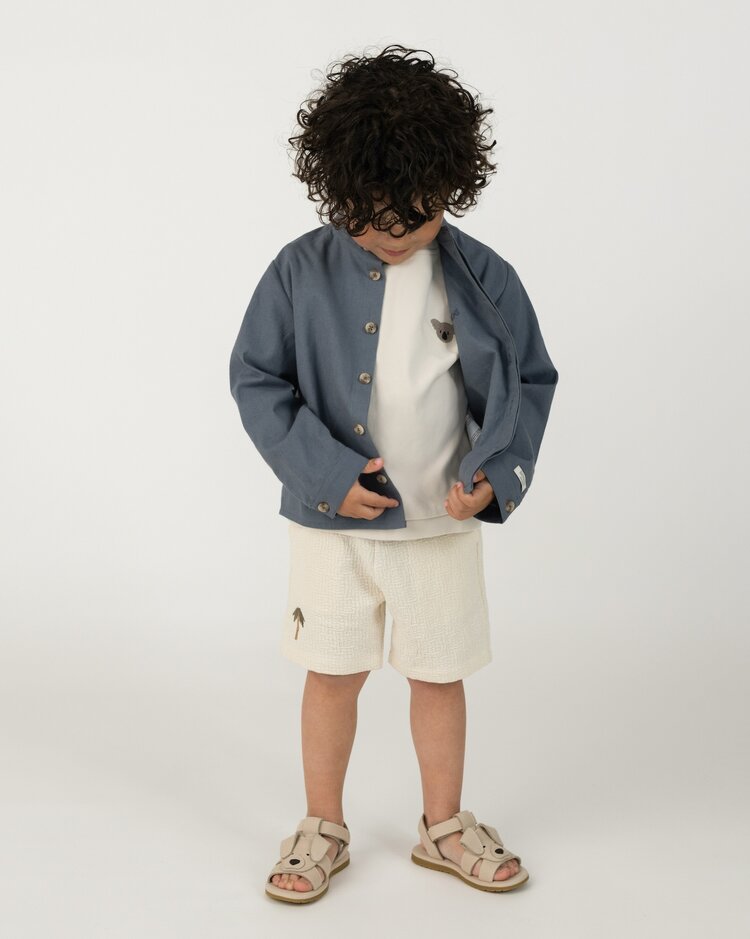 Donsje Amsterdam Ithri Shorts Palm Tree - Warm White