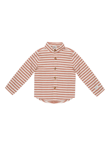 Donsje Amsterdam Leom Shirt - Rust/White Striped