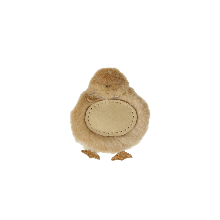 Donsje Amsterdam Lipu Klem Duckling - Camel Soft Faux Fur