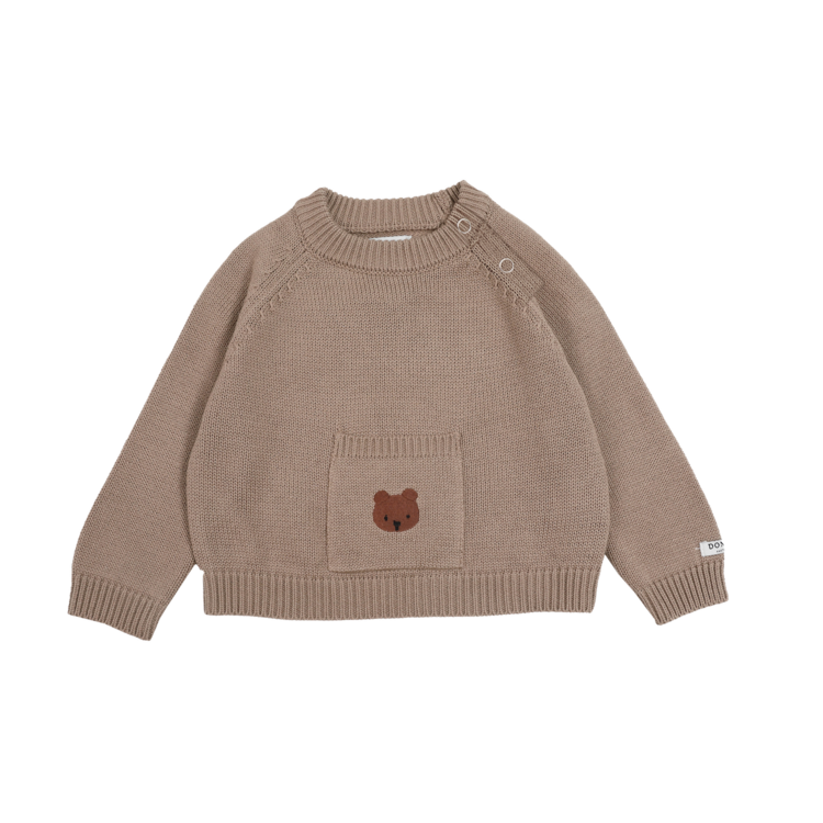 Donsje Amsterdam Loeke Sweater Bear - Taupe