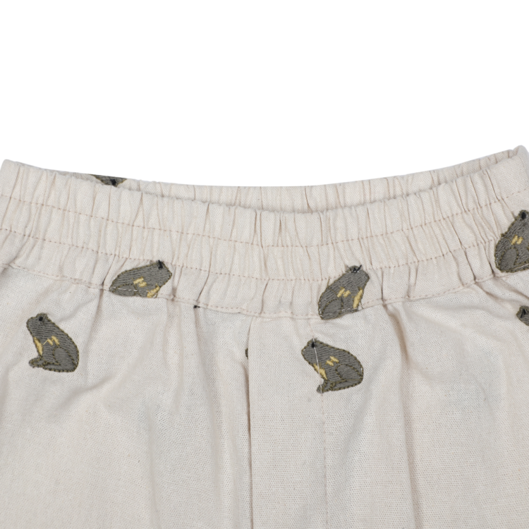Donsje Amsterdam Olivier Shorts Frogs - Warm White