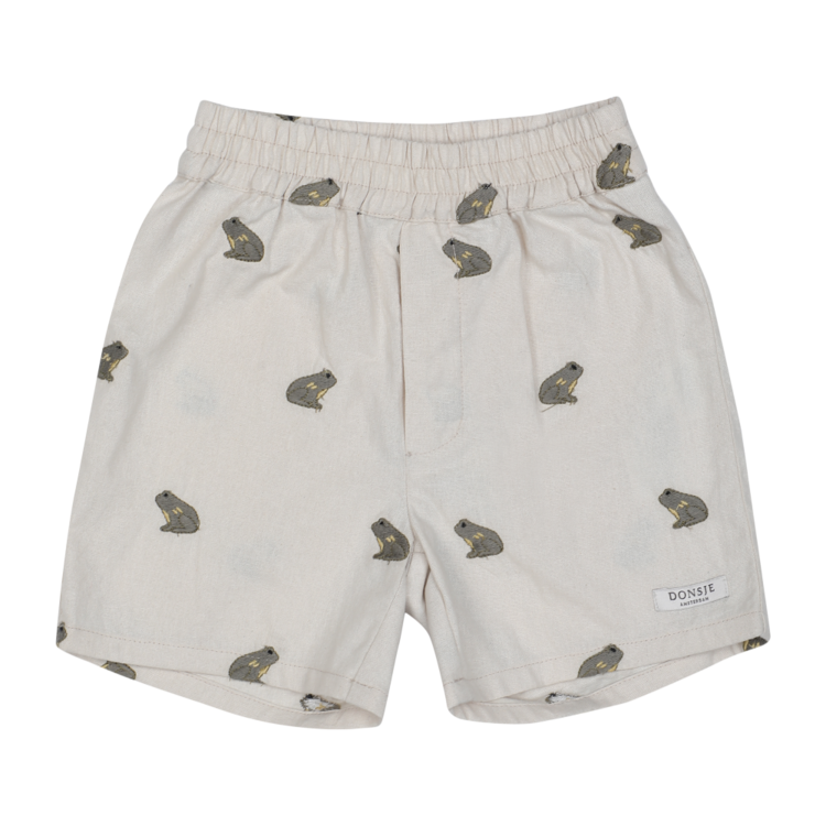 Donsje Amsterdam Olivier Shorts Frogs - Warm White