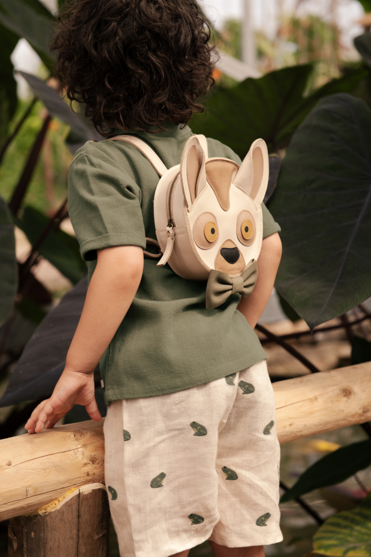 Donsje Amsterdam Olivier Shorts Frogs - Warm White