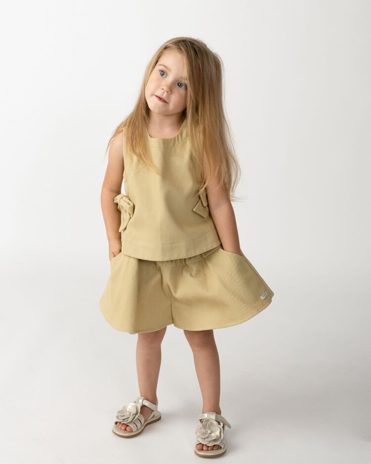 Donsje Amsterdam Veeri Top - Vintage Khaki