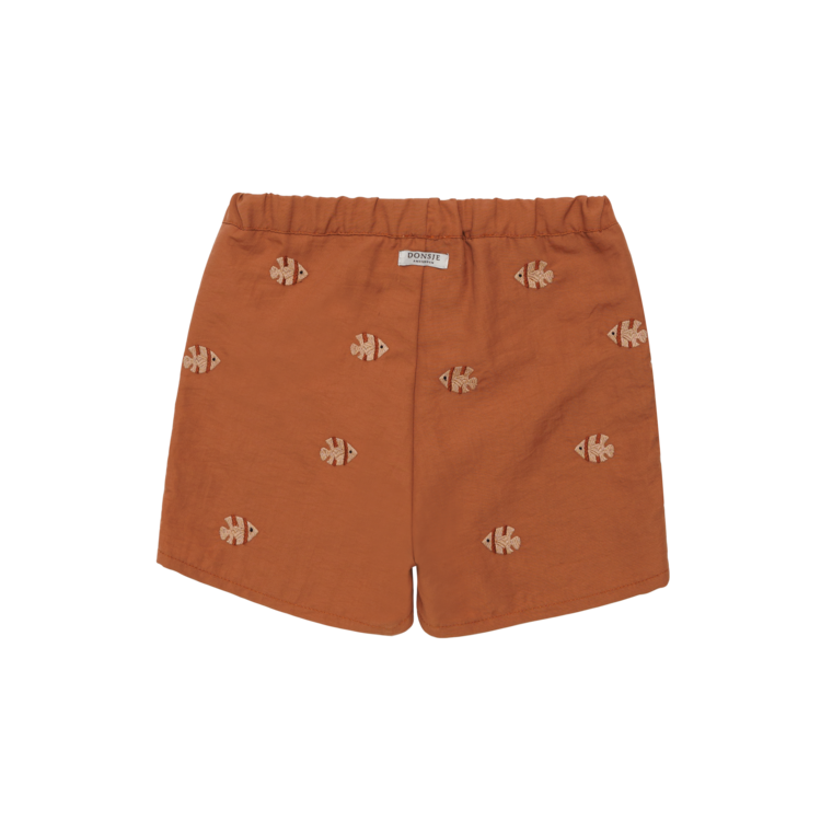 Donsje Amsterdam Wangu Swim Shorts Moonfishes - Rust