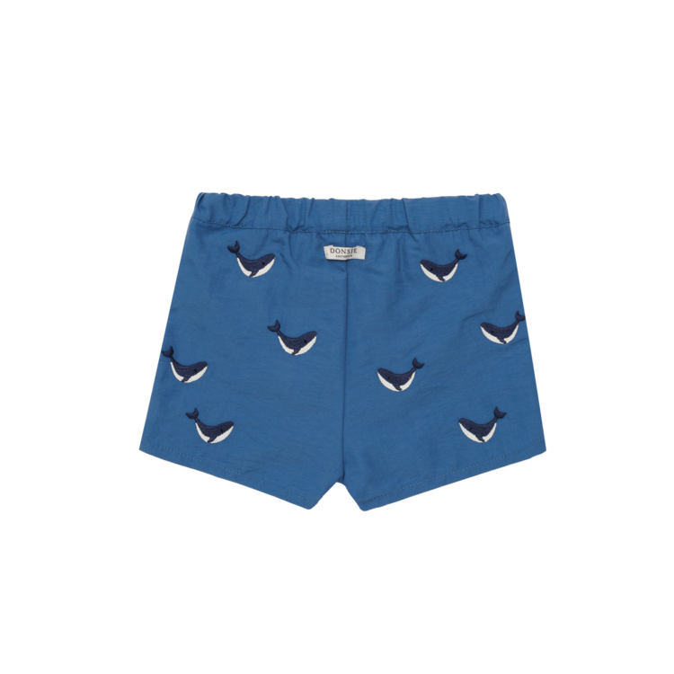 Donsje Amsterdam Wangu Swim Shorts Whales - Royal Blue