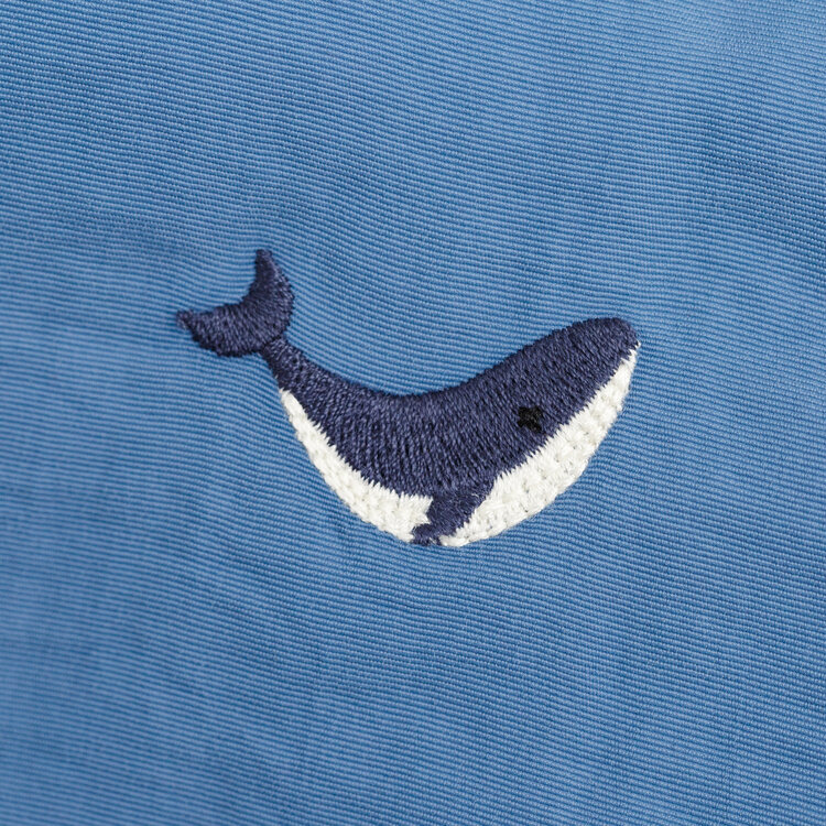 Donsje Amsterdam Wangu Swim Shorts Whales - Royal Blue