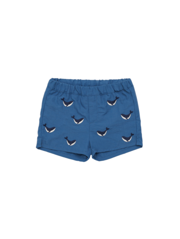 Donsje Amsterdam Wangu Swim Shorts Whales - Royal Blue