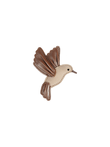 Donsje Amsterdam Zaza Sky Hairclip Hummingbird - Clay Metalic Leather