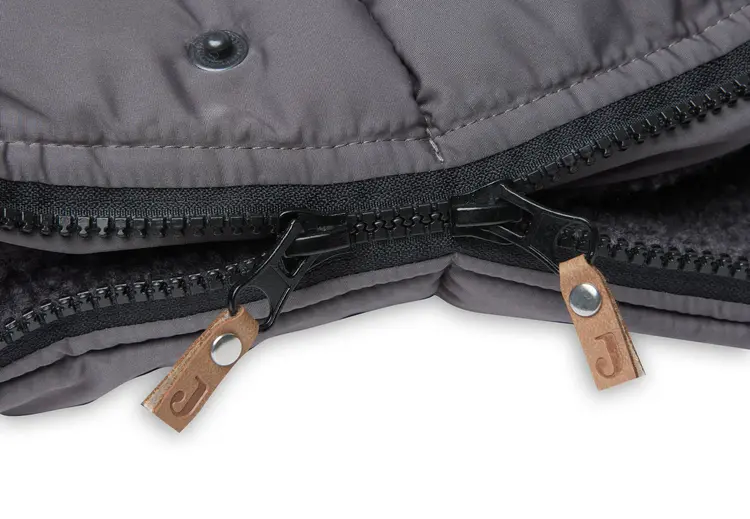 Jollein Footmuff for Buggy/Stroller - Puffed Grey