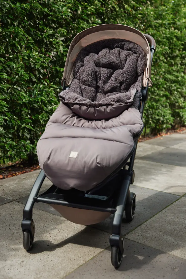 Jollein Footmuff for Buggy/Stroller - Puffed Grey