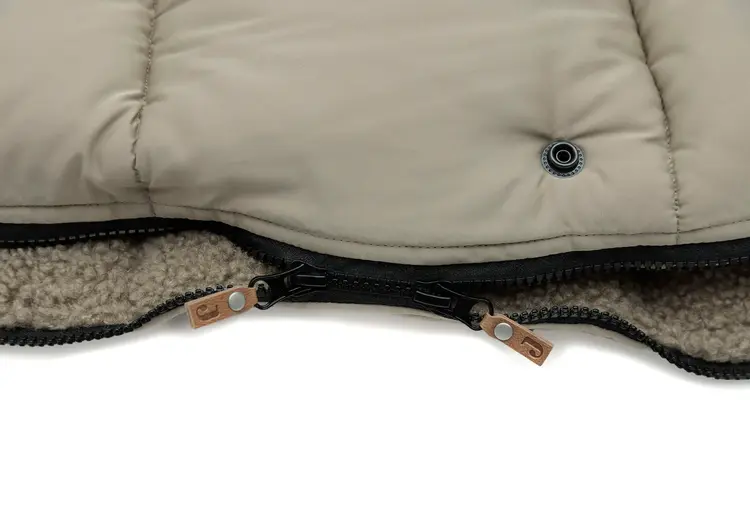 Jollein Footmuff for Buggy/Stroller - Puffed Olive Green