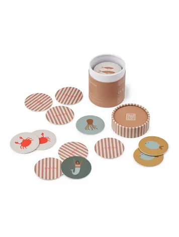 Liewood Yubi Memo Game - Mermaids / Sandy